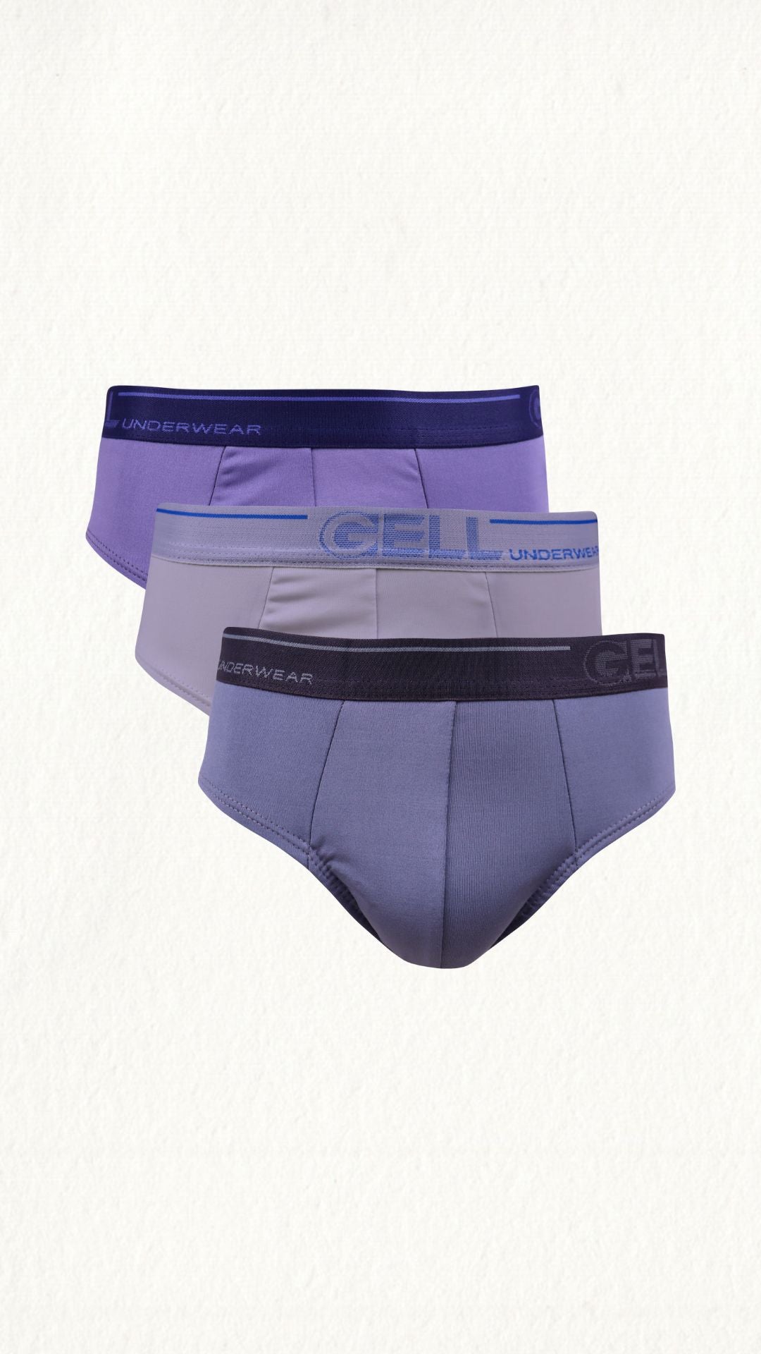 Kit 3 Cuecas Slip Jovem Microfibra - Gell Store