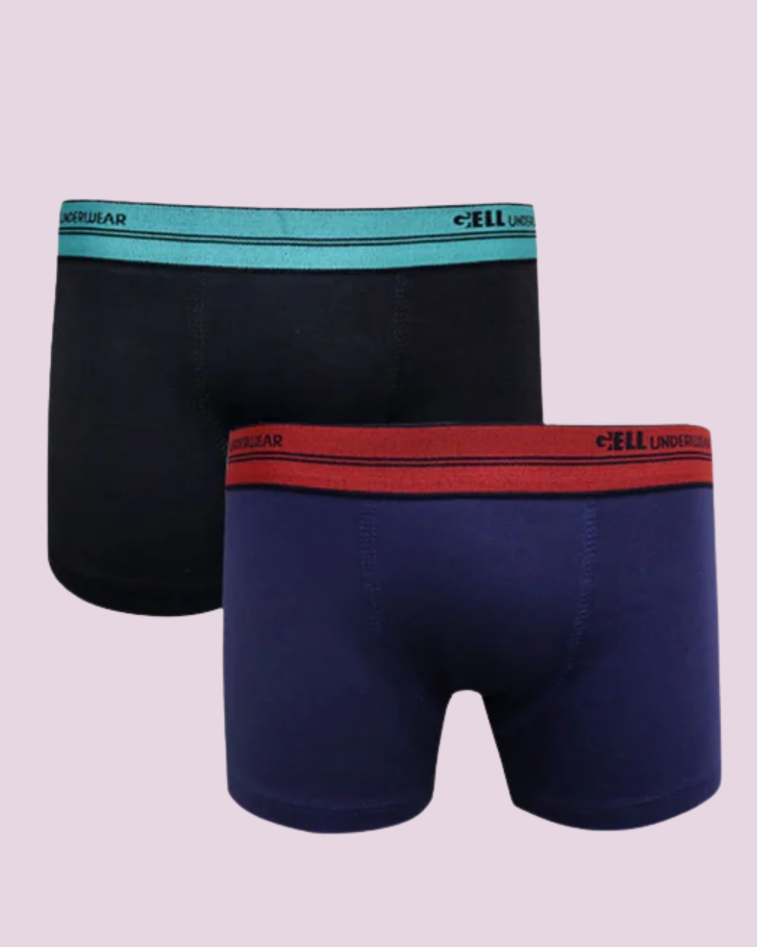 Kit 2 Cuecas Boxer Jovem Cotton