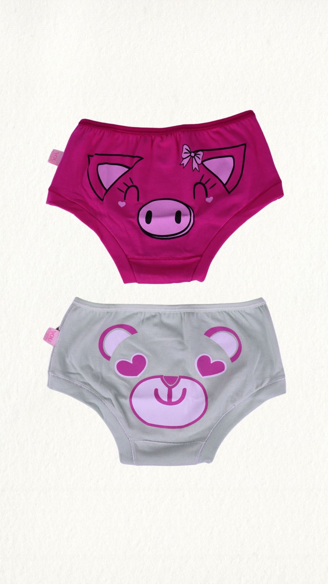Kit 2 Calcinhas Baby Cotton Com Silk