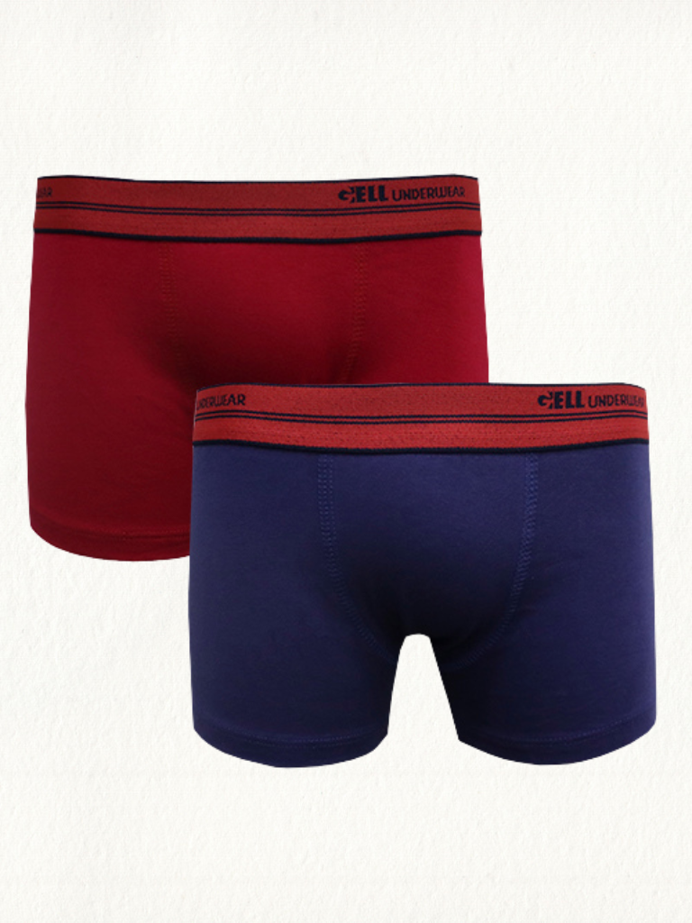 Kit 2 Cuecas Boxer Jovem Cotton - Gell Store