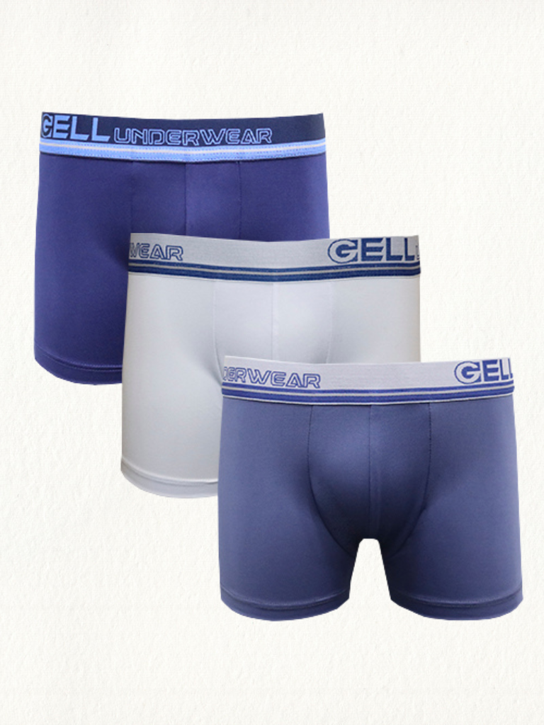 Kit 3 Cuecas Boxer Jovem Microfibra - Gell Store