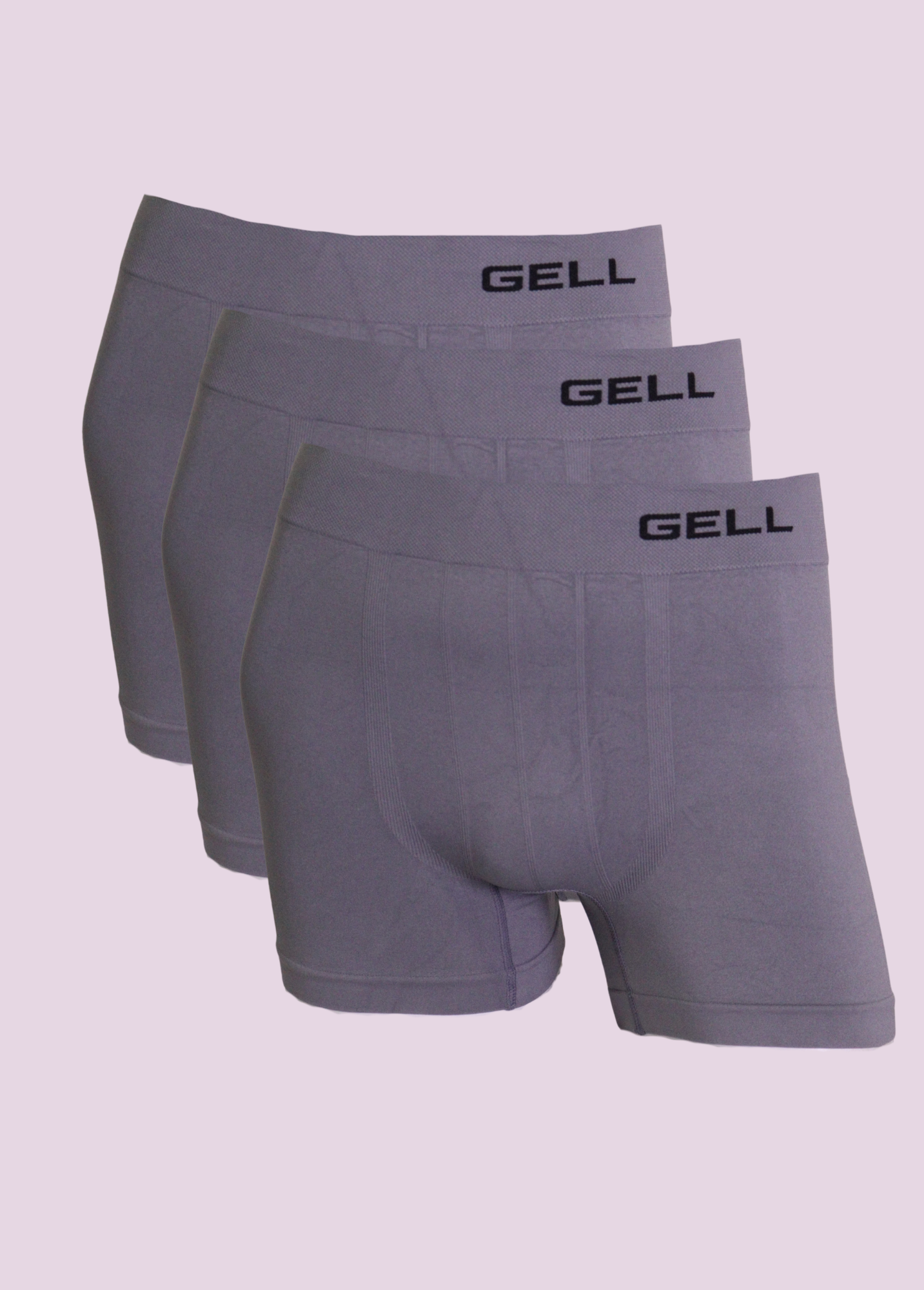 Kit 3 Cuecas Boxer Sem Costura