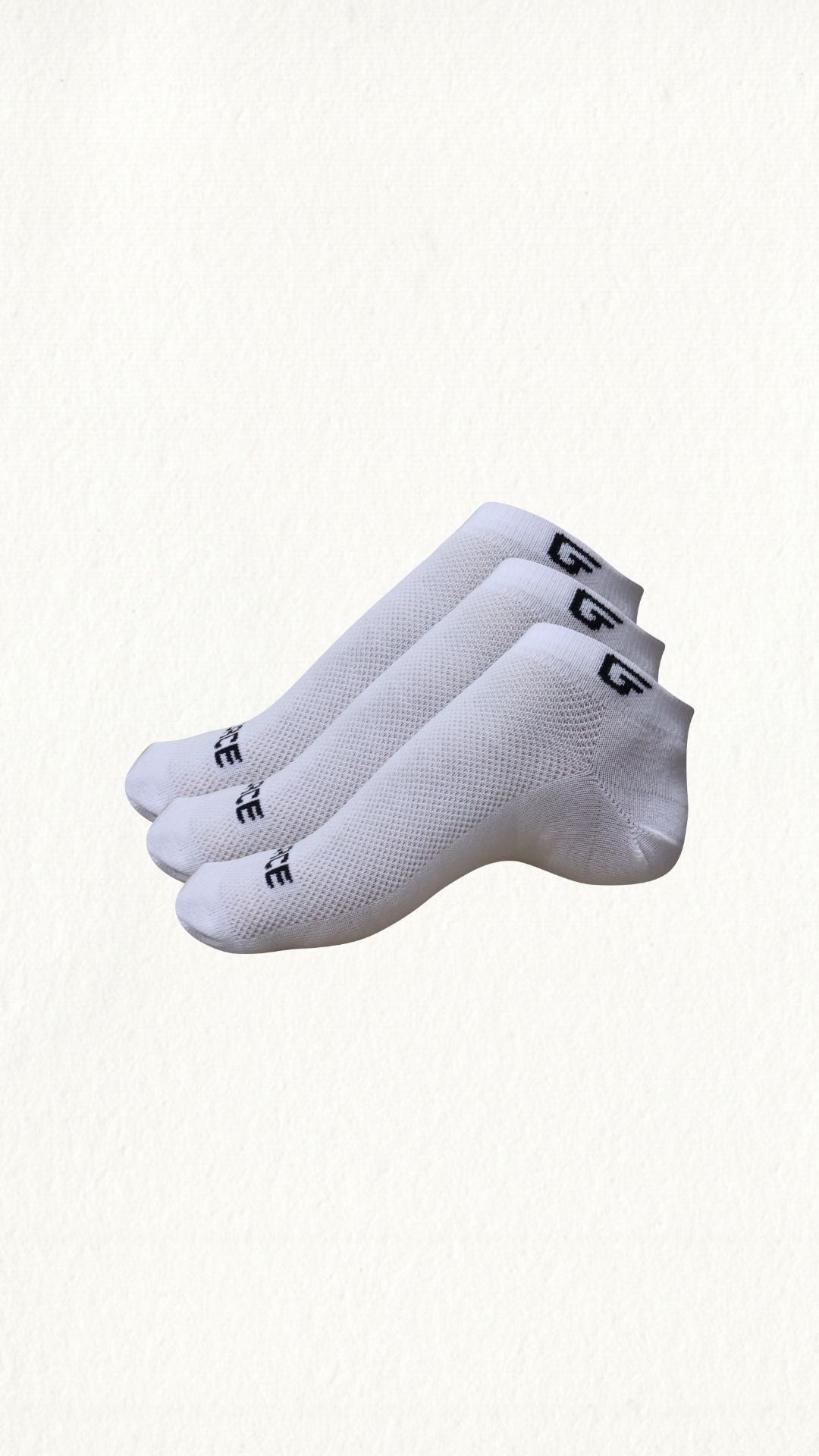 Meia Invisível G.Force Branca - Gell Store