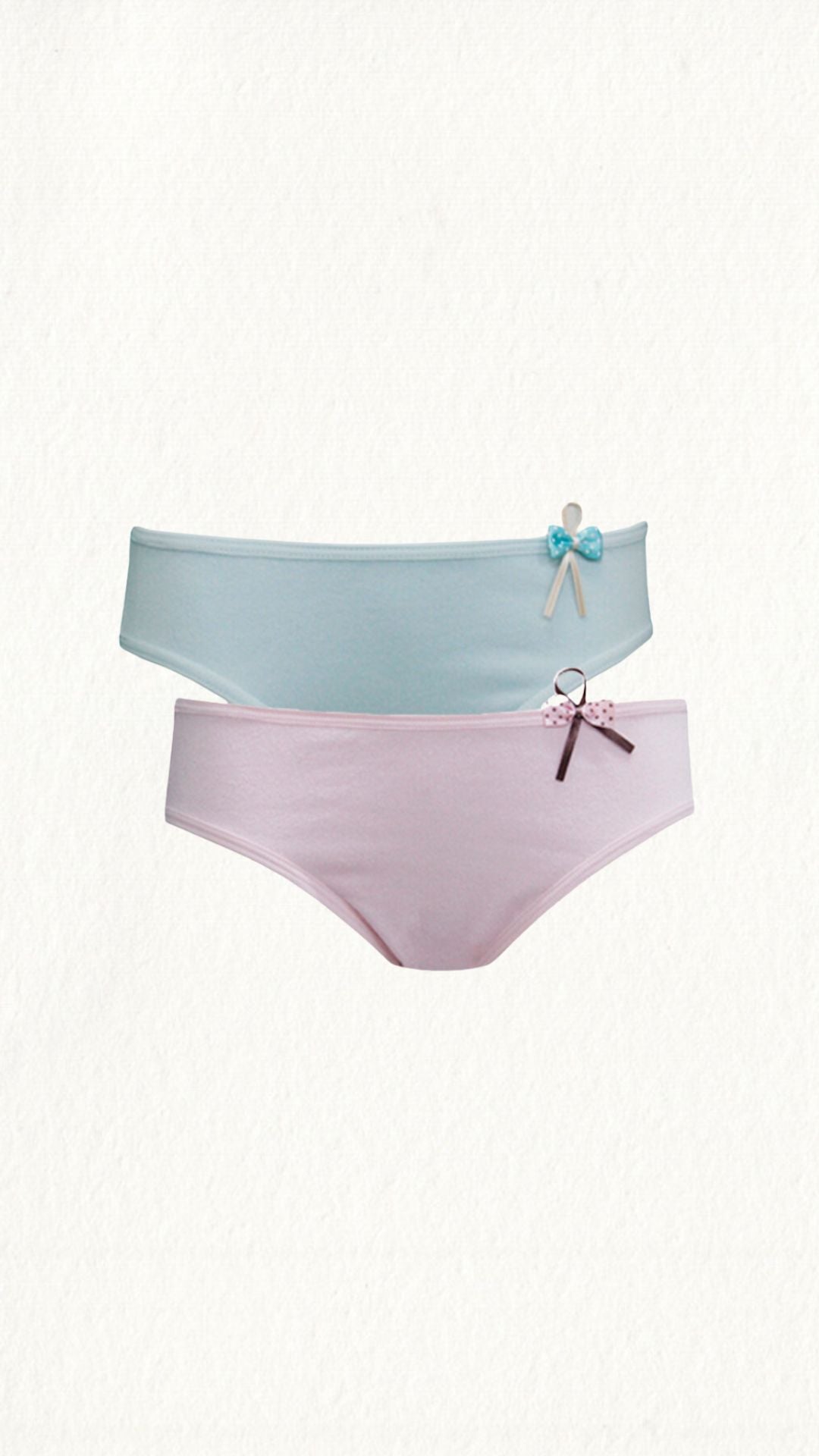 Kit 2 Calcinhas Jovem Cotton Liso - Gell Store