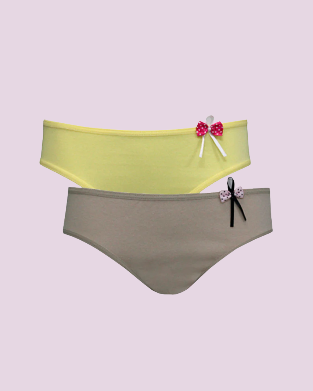 Kit 2 Calcinhas Jovem Cotton Liso