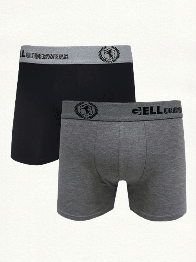 Kit 2 Cuecas Boxer Viscolycra Com Bojo - Gell Store