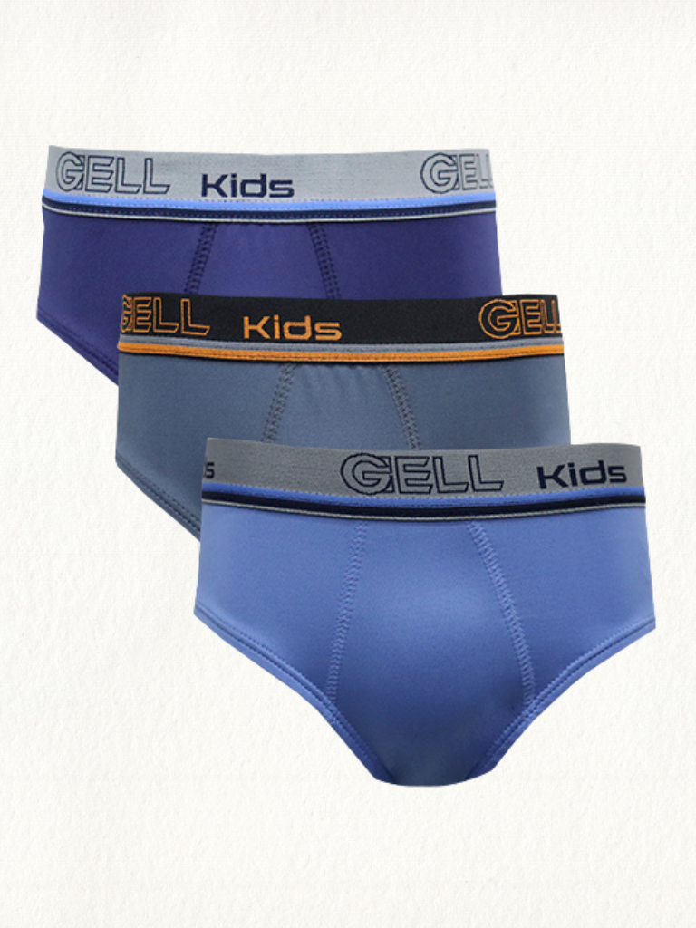 Kit 3 Cuecas Slip Kids Microfibra - Gell Store