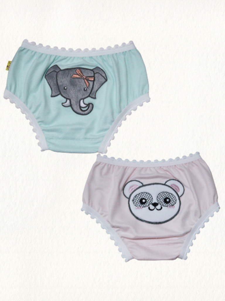 Kit 2 Calcinhas Baby Aveludada - Gell Store