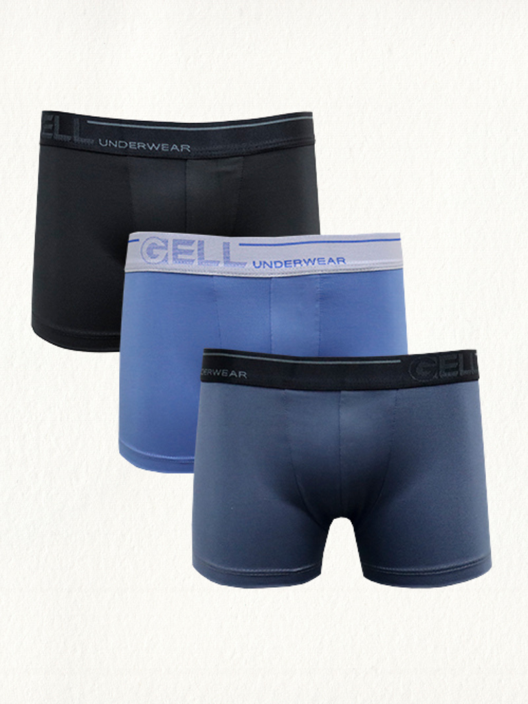 Kit 3 Cuecas Boxer Kids Microfibra - Gell Store