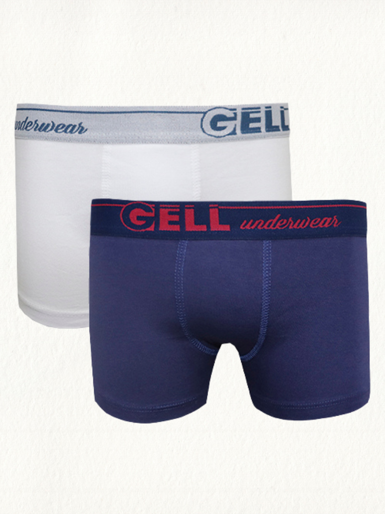 Kit 2 Cuecas Boxer Kids Cotton - Gell Store