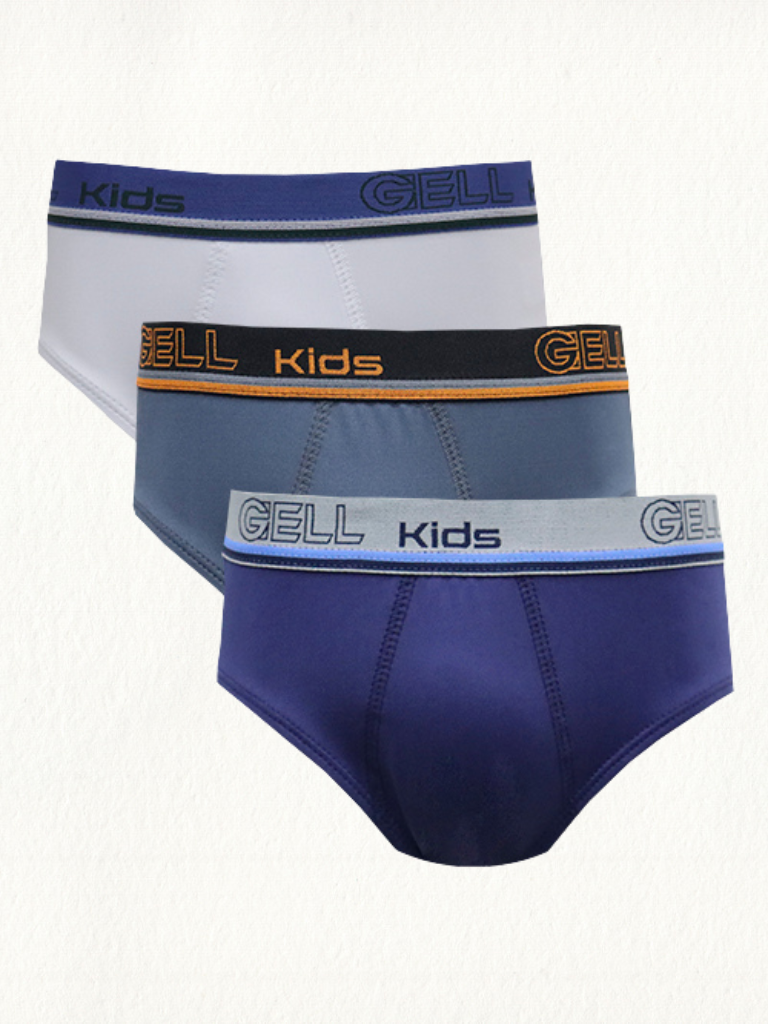 Kit 3 Cuecas Slip Kids Microfibra - Gell Store