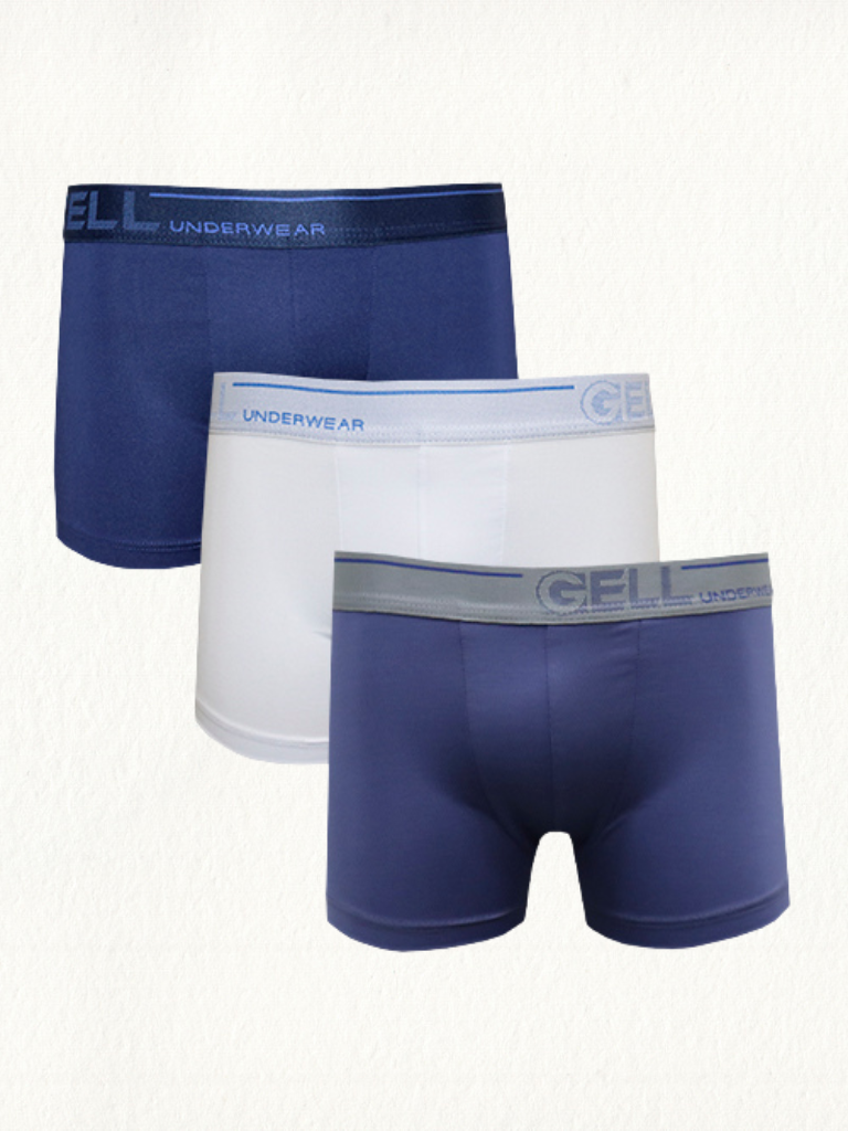 Kit 3 Cuecas Boxer Kids Microfibra - Gell Store