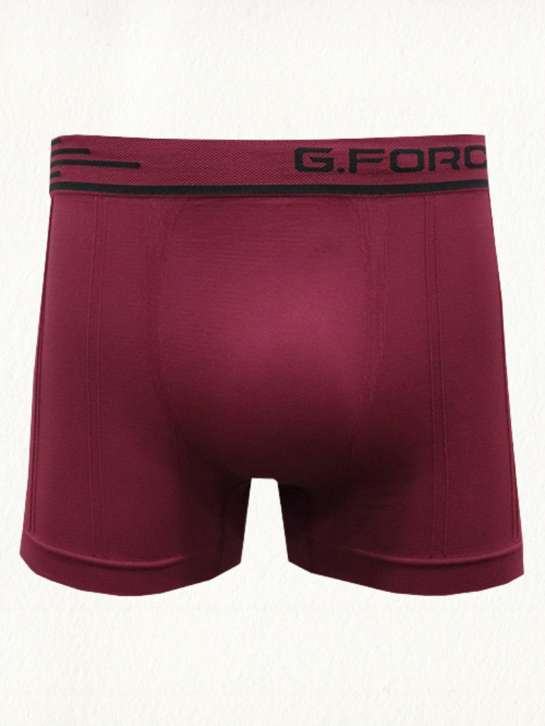 Cueca Boxer G.Force Sem Costura Elástico Listra Simples - Gell Store