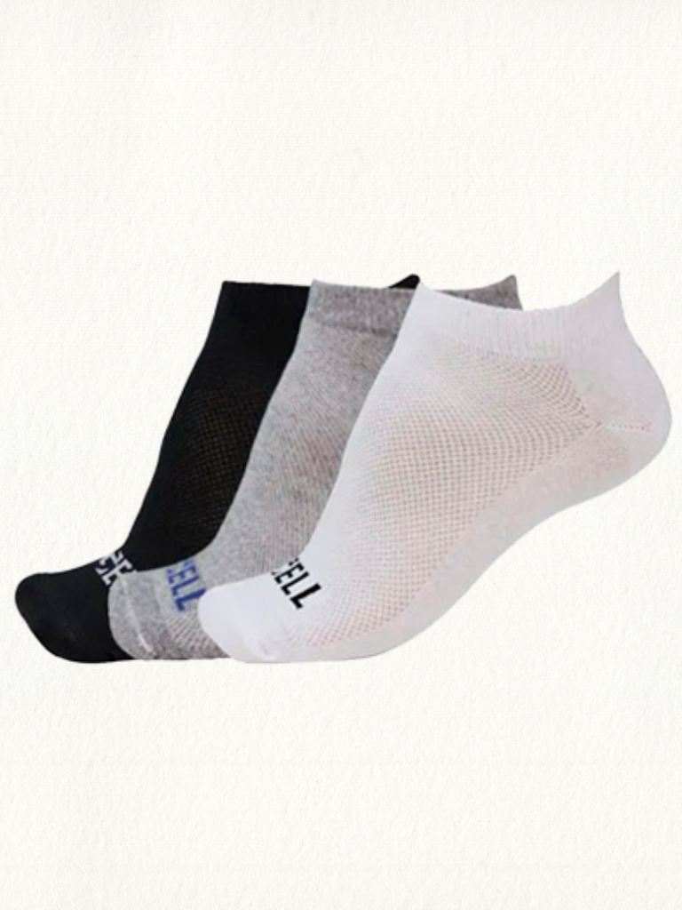 Kit 3 Meias Invisíveis Gell Sortida - Gell Store