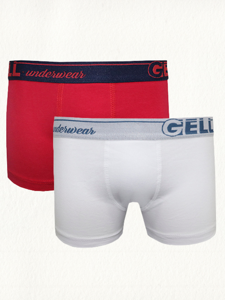 Kit 2 Cuecas Boxer Kids Cotton - Gell Store