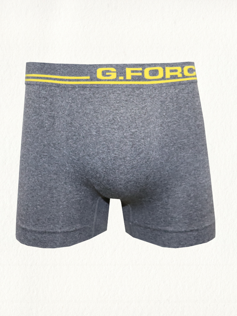 Cueca Boxer G.Force Mescla Sem Costura Elástico Diversas Cores - Gell Store