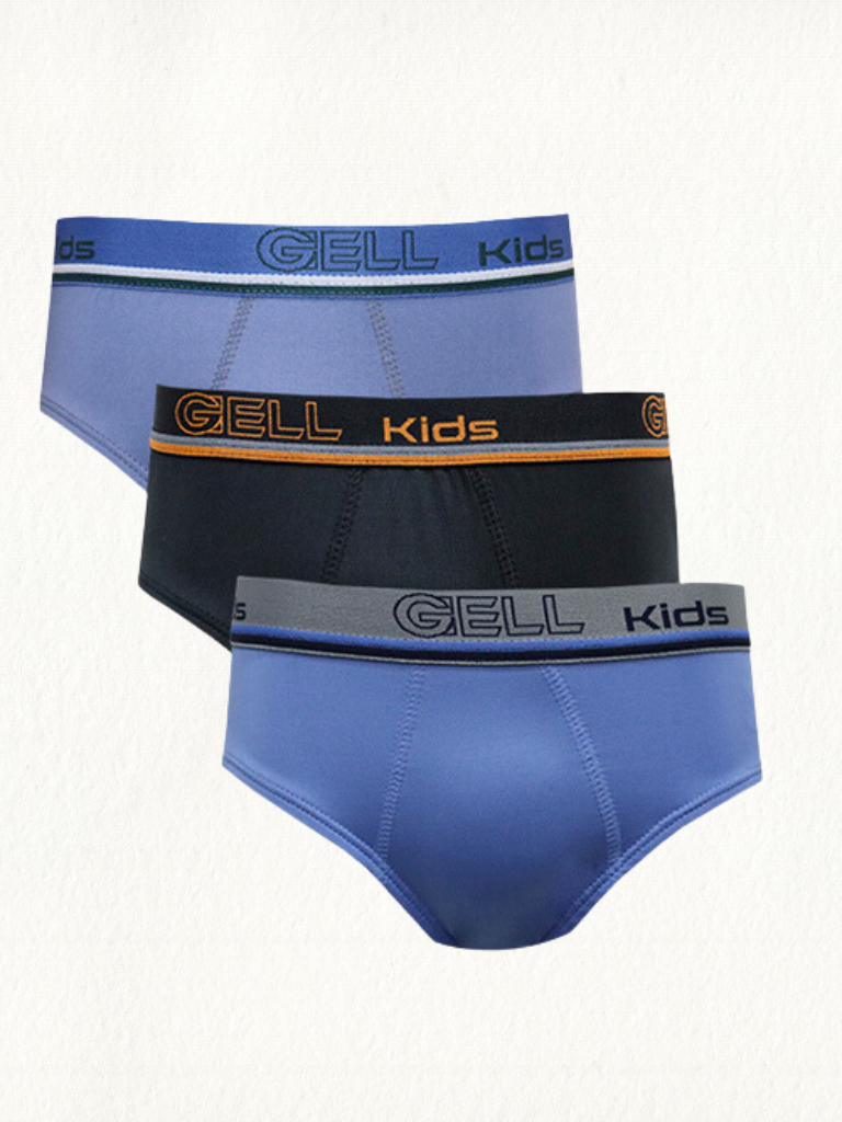 Kit 3 Cuecas Slip Kids Microfibra - Gell Store