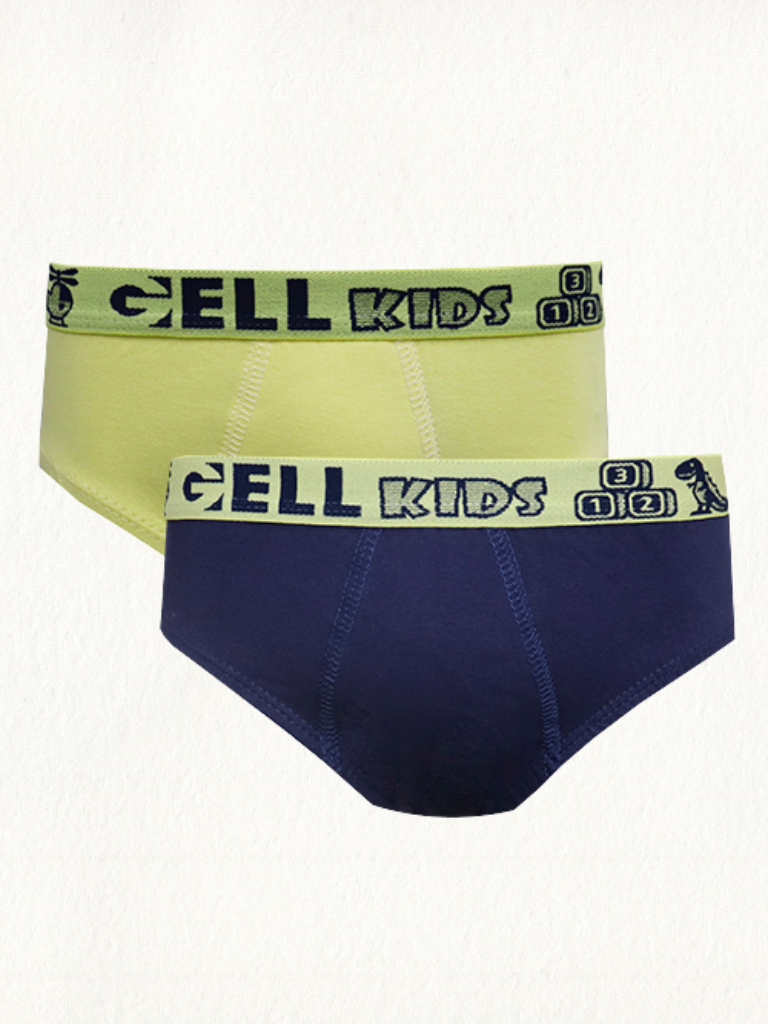 Kit 2 Cuecas Slip Kids Cotton - Gell Store
