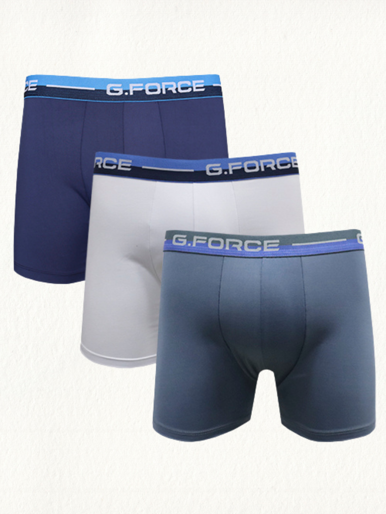 Kit 3 Cuecas Boxer G.Force Microfibra Com Bojo - Gell Store
