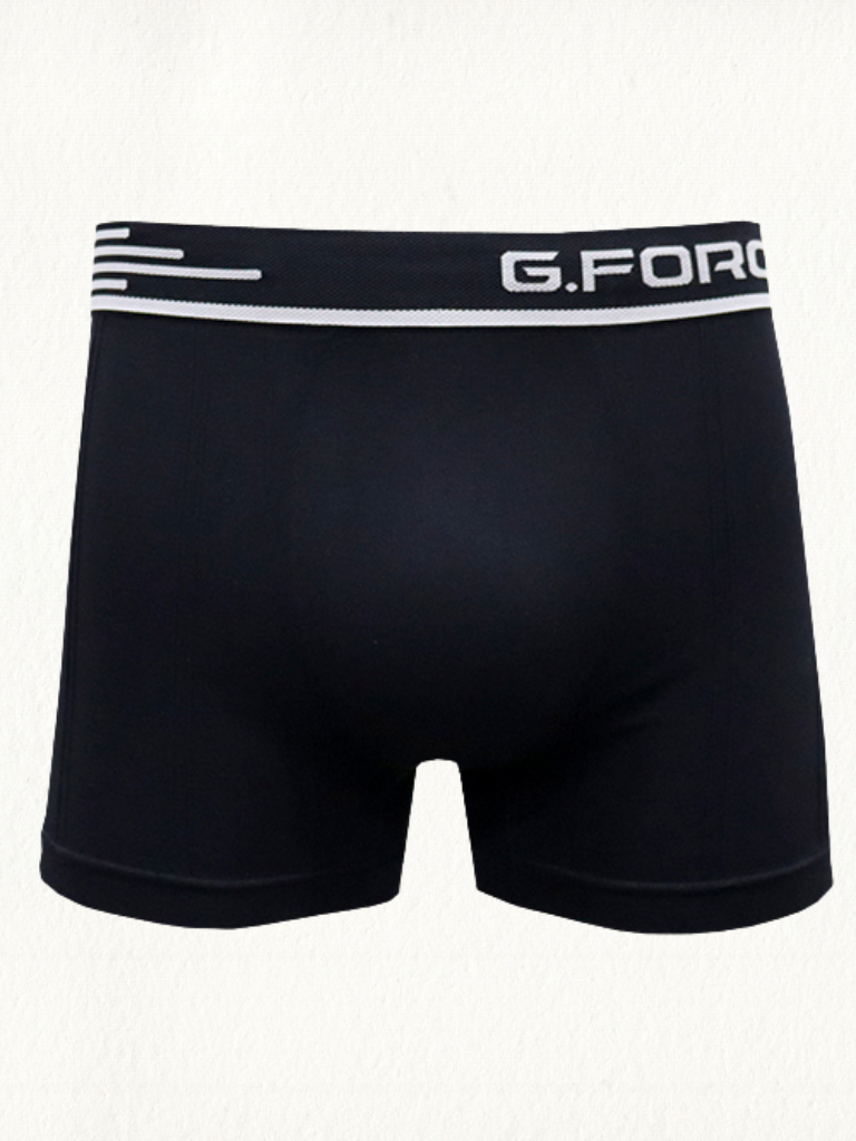 Cueca Boxer G.Force Sem Costura Elástico Listra Simples - Gell Store