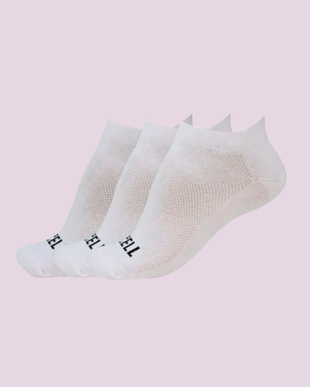 Kit 3 Meias Invisíveis Gell Branca