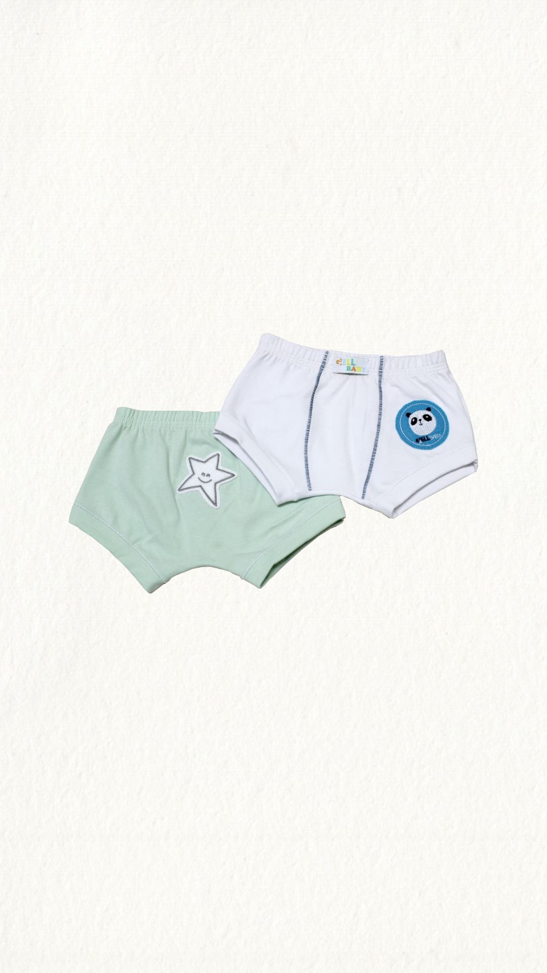 Kit 2 Cuecas Sunga Baby Cotton Com Bordado - Gell Store
