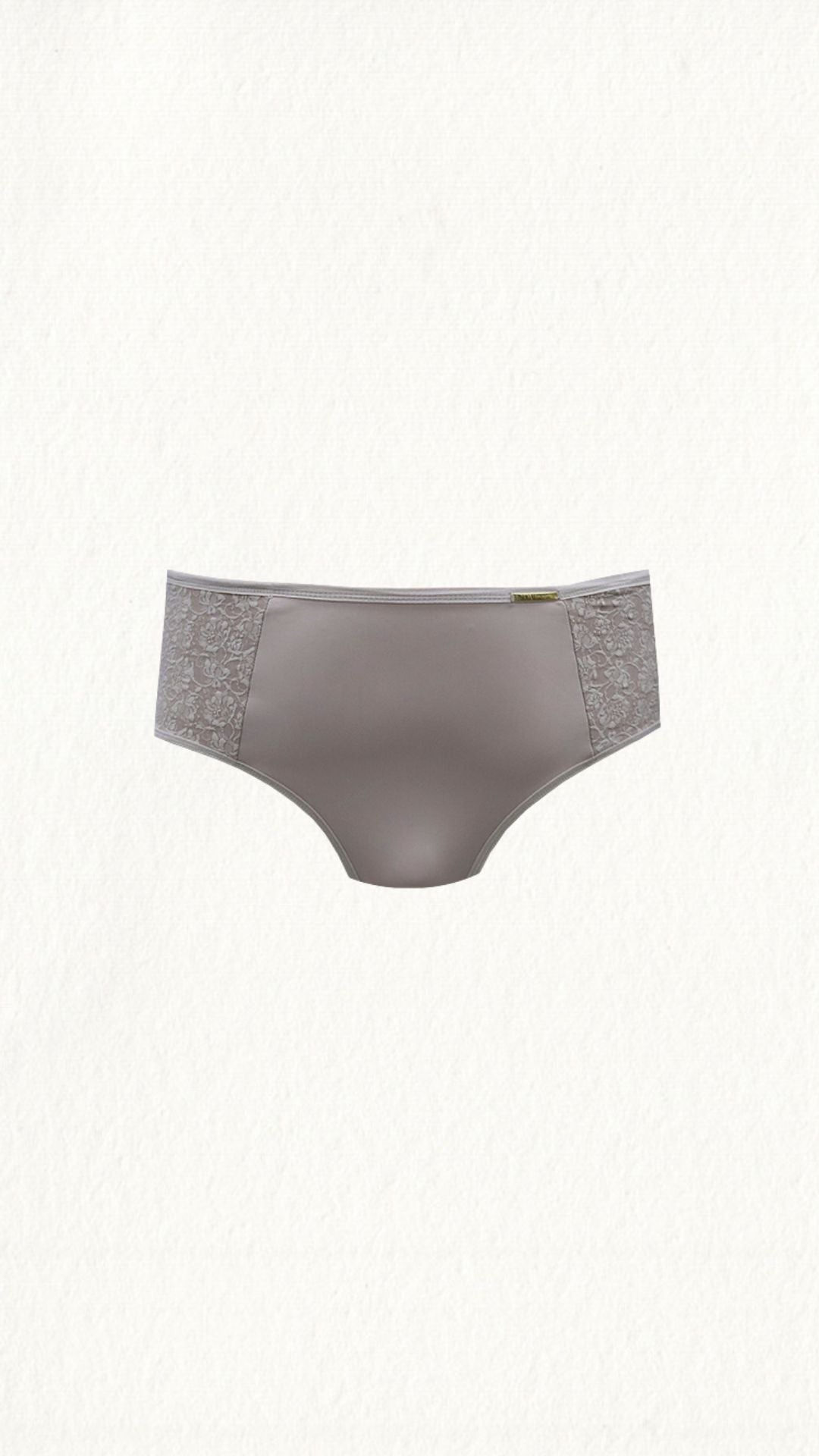 Calcinha Plus Size Microfibra Com Compressão E Renda - Gell Store