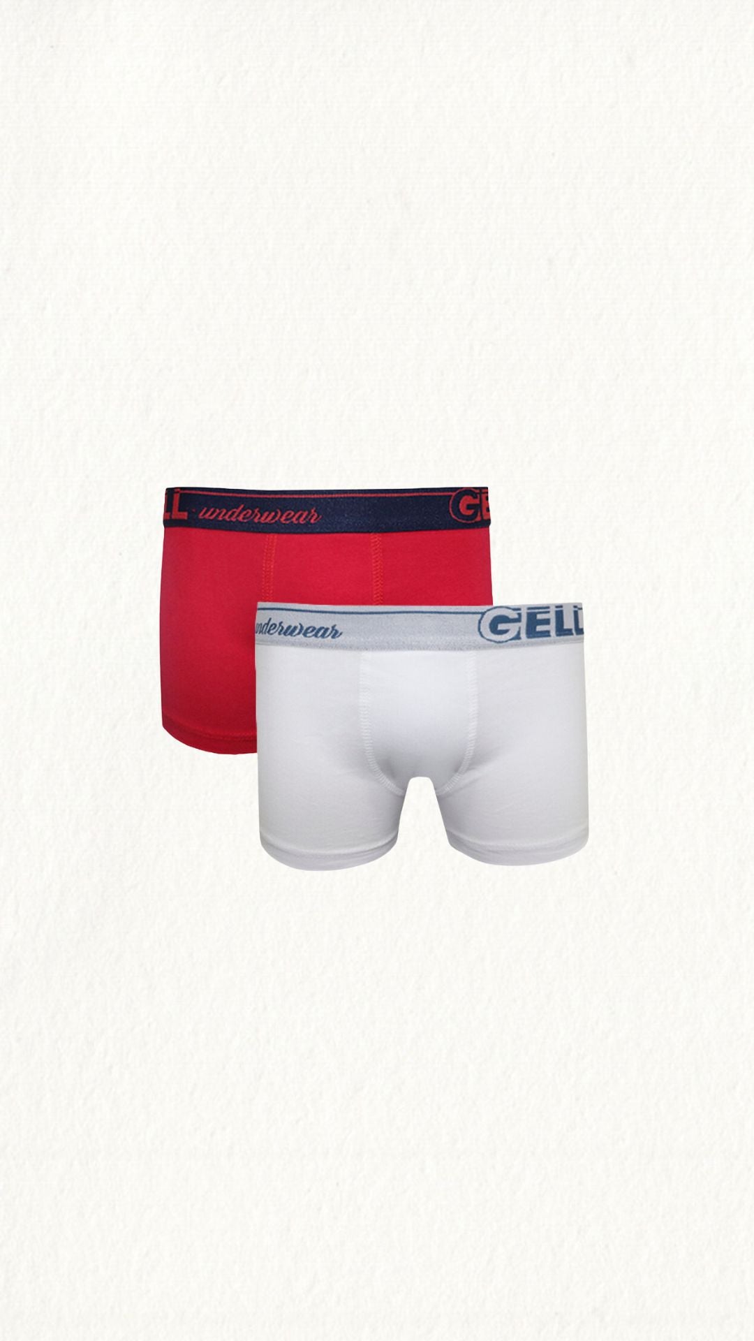 Kit 2 Cuecas Boxer Kids Cotton - Gell Store