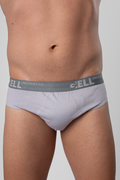 Kit 6 Cuecas Slip Algodão Com Elástico Personalizado Gell