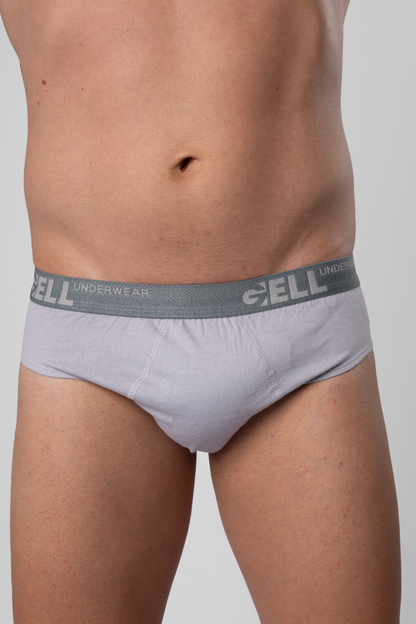 Kit 6 Cuecas Slip Algodão Com Elástico Personalizado Gell