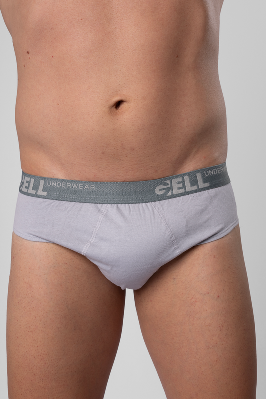 Kit 6 Cuecas Slip Algodão Com Elástico Personalizado Gell