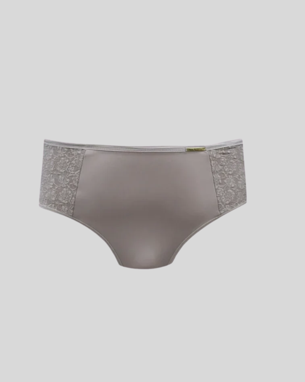 Calcinha Plus Size Microfibra Com Compressão E Renda