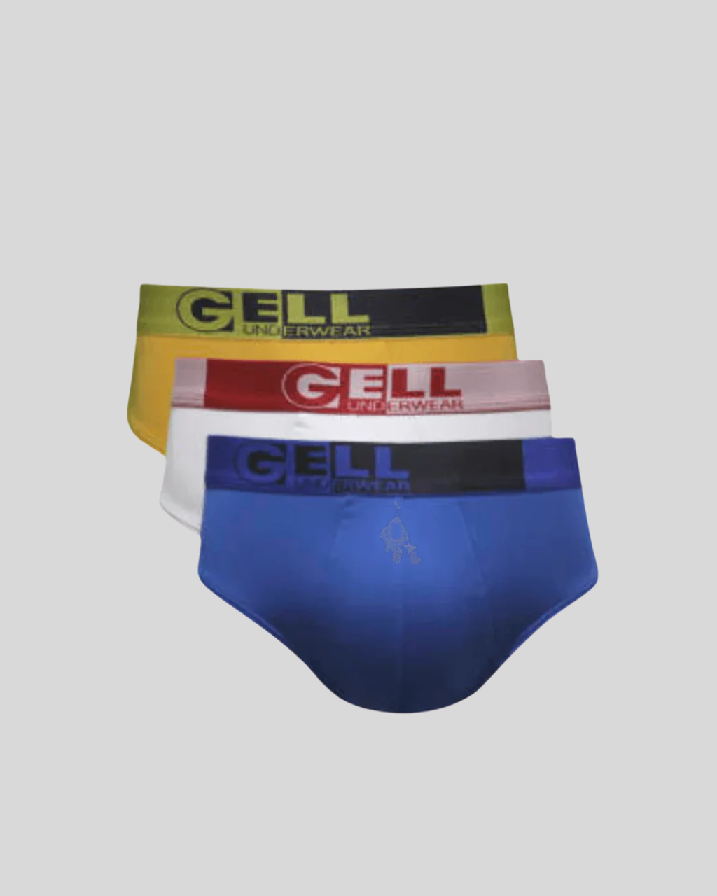 Kit 3 Cuecas Slip Microfibra Com Bojo E Elástico Personalizado Gell