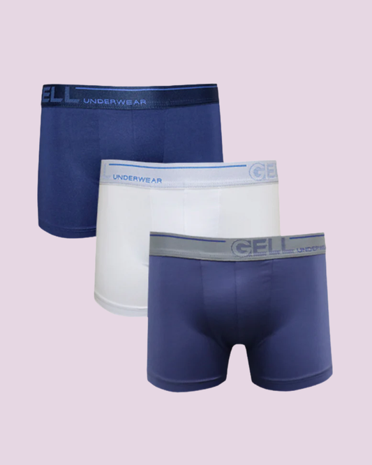 Kit 3 Cuecas Boxer Kids Microfibra