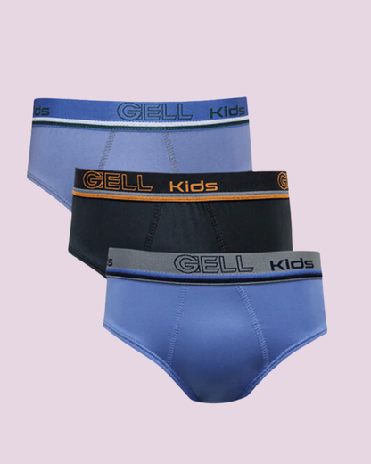Kit 3 Cuecas Slip Kids Microfibra
