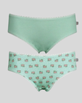 Kit 2 Calcinhas Kids Cotton Estampado