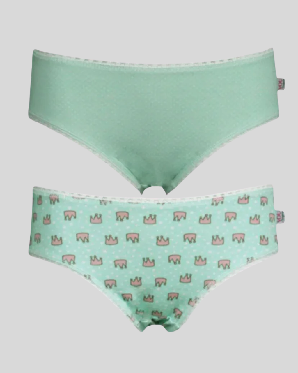 Kit 2 Calcinhas Kids Cotton Estampado