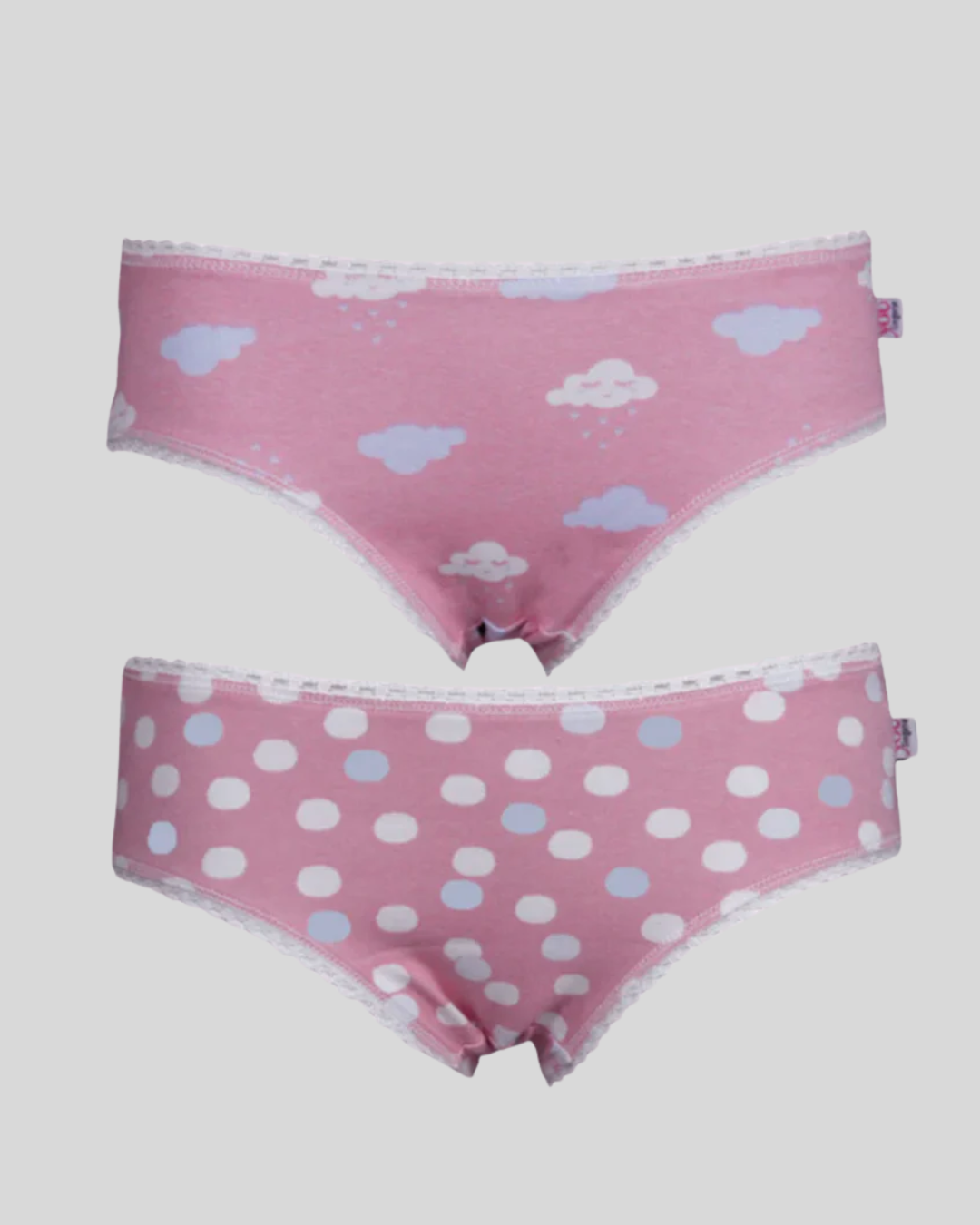 Kit 2 Calcinhas Kids Cotton Estampado