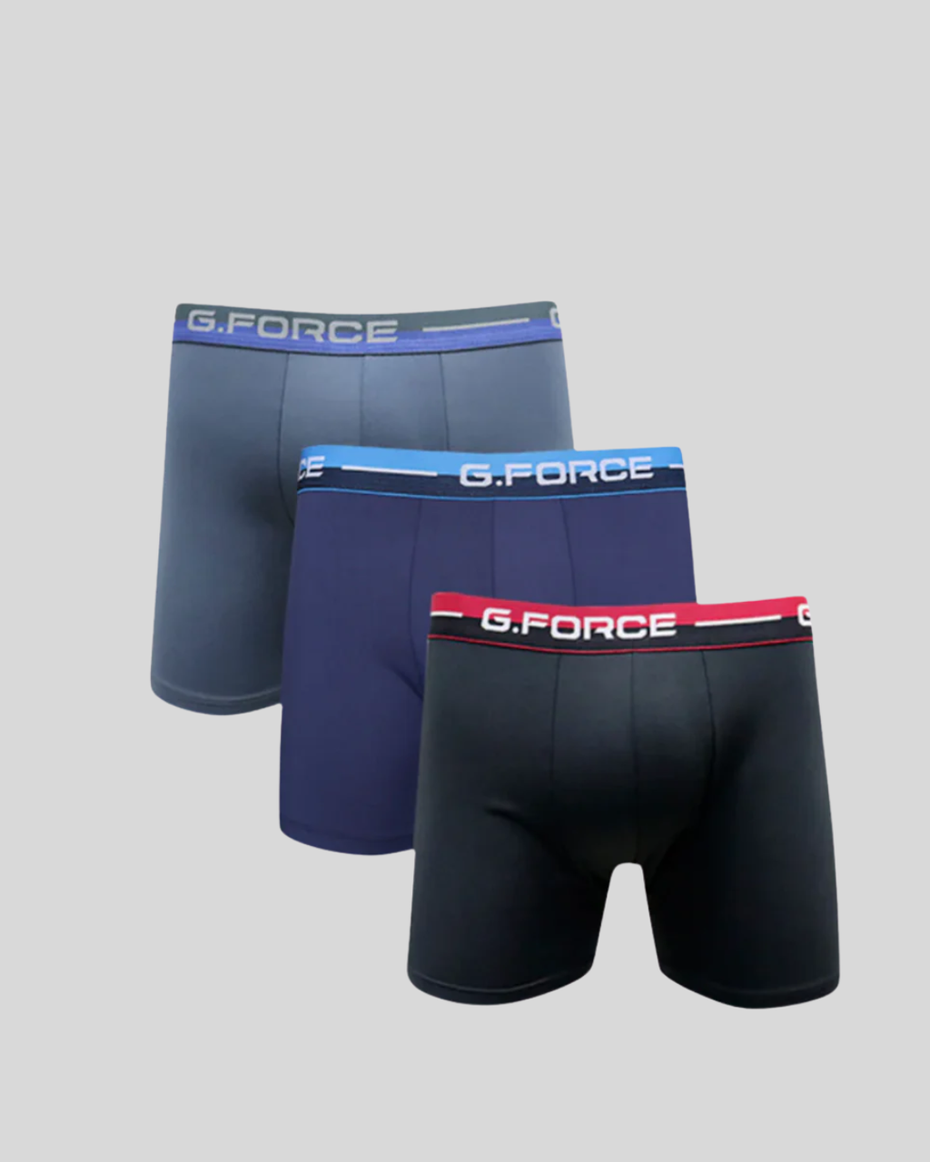 Kit 3 Cuecas Boxer G.Force Microfibra Com Bojo