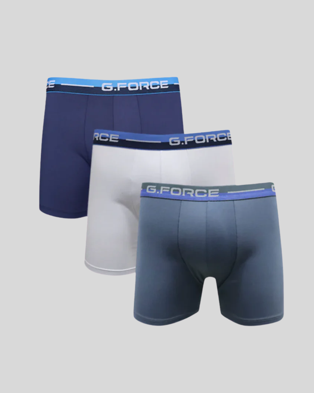 Kit 3 Cuecas Boxer G.Force Microfibra Com Bojo