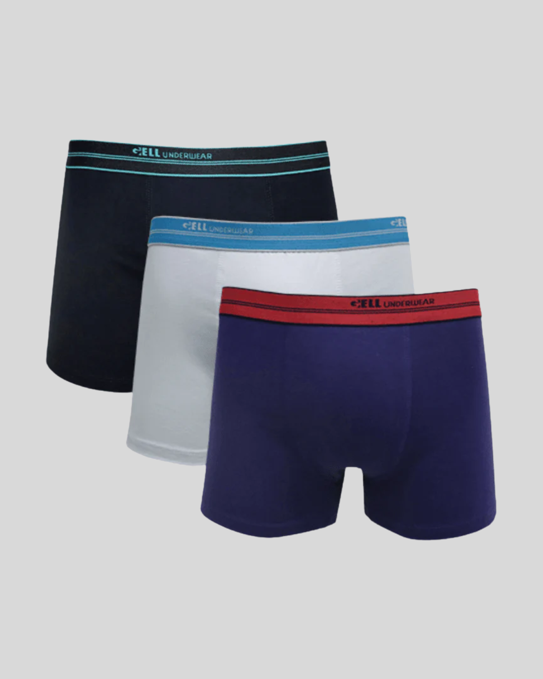 Kit 3 Cuecas Boxer Cotton