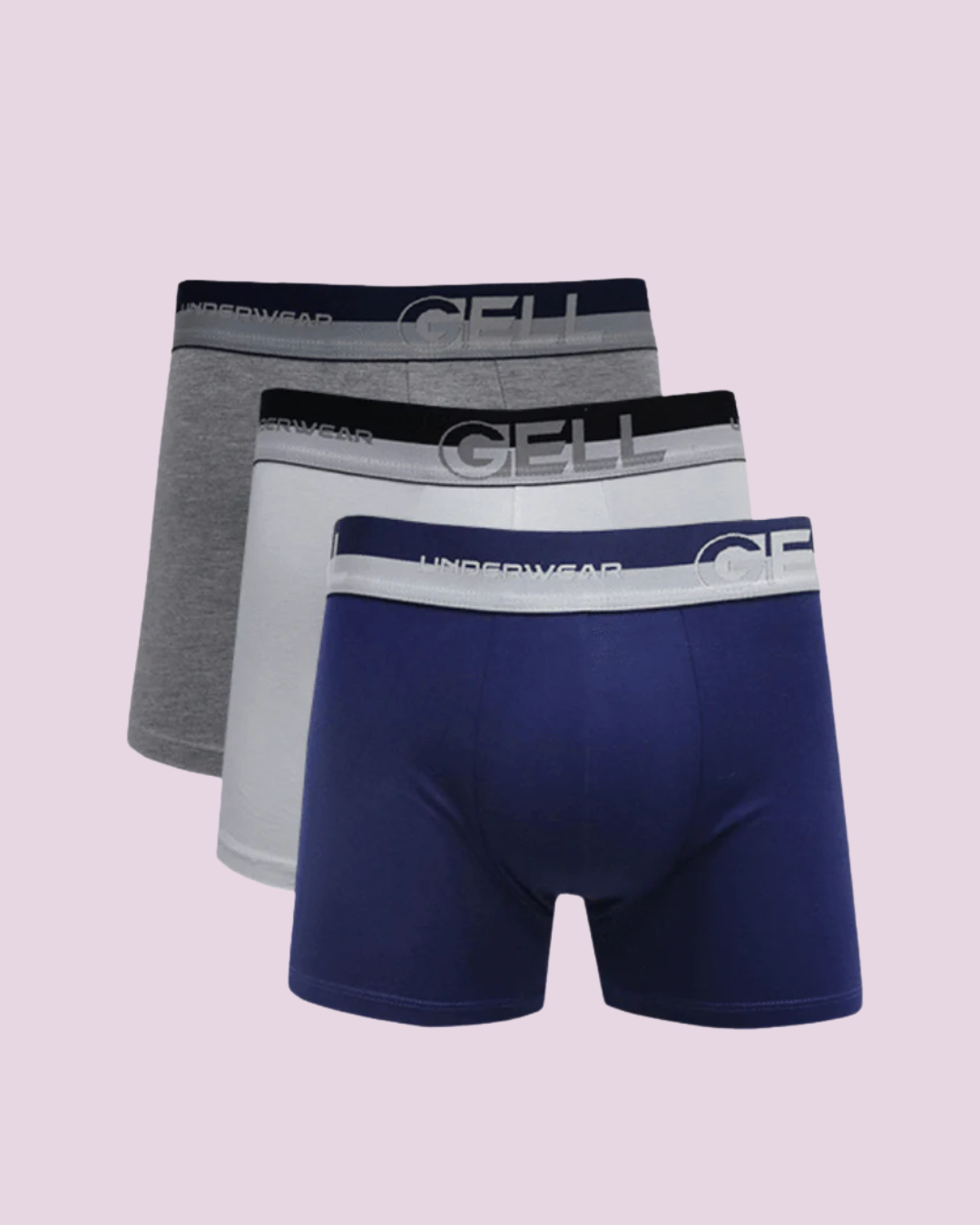 Kit 3 Cuecas Boxer Viscolycra Com Bojo