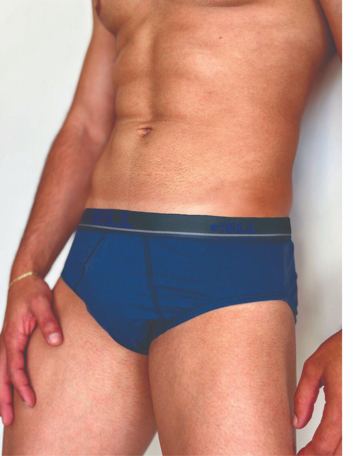 Kit 3 Cuecas Slip Algodão Elástico Personalizado Gell - Gell Store