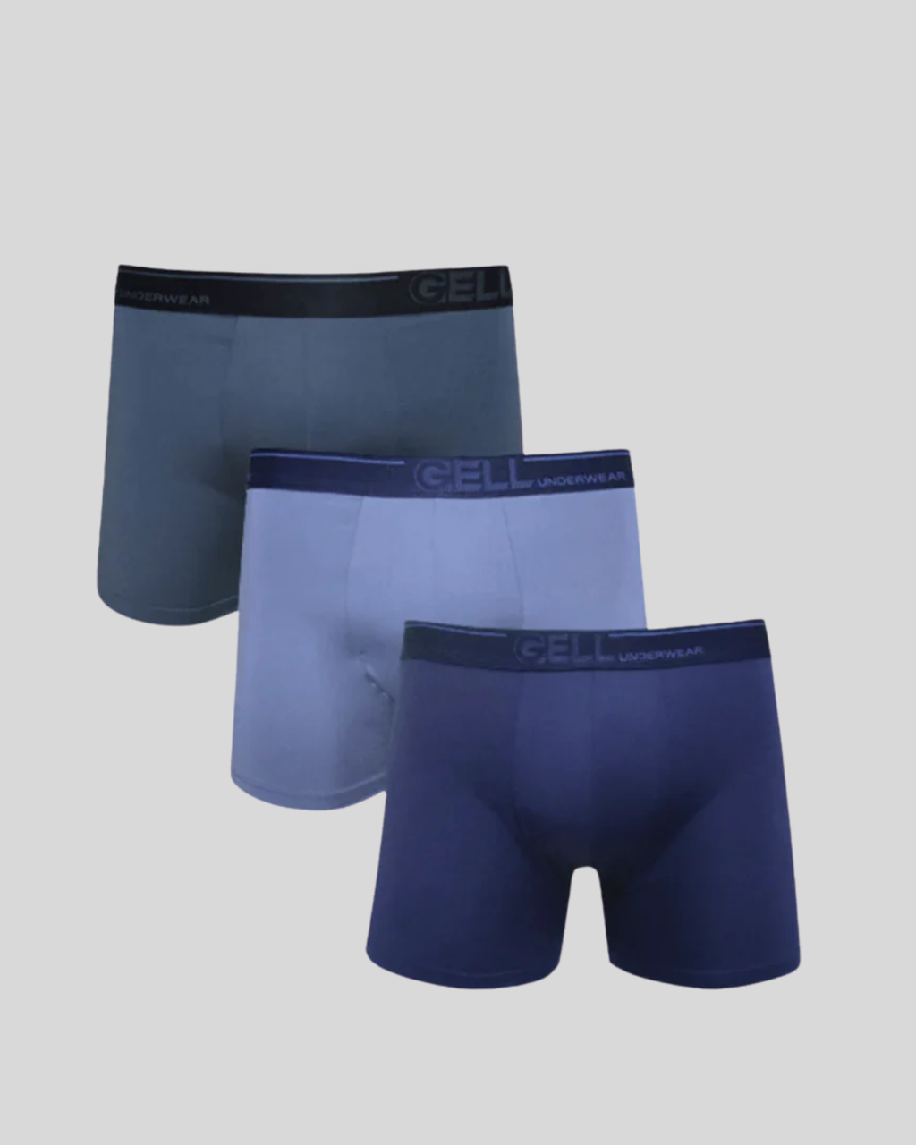 Kit 3 Cuecas Boxer Microfibra Com Bojo