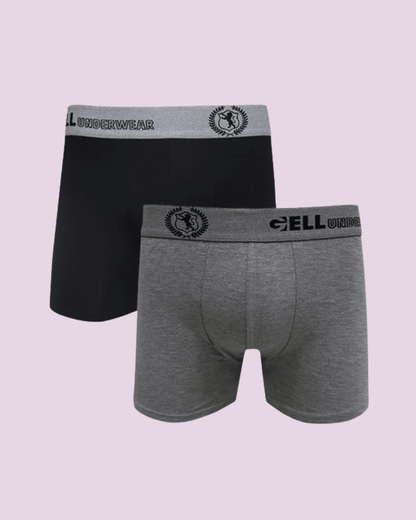 Kit 2 Cuecas Boxer Viscolycra Com Bojo