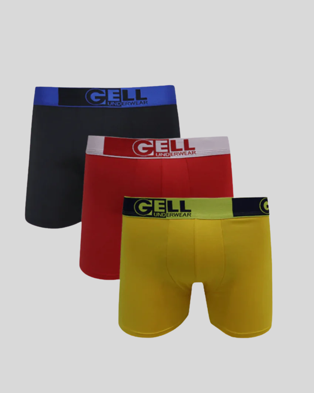Kit 3 Cuecas Boxer Cotton Com Bojo