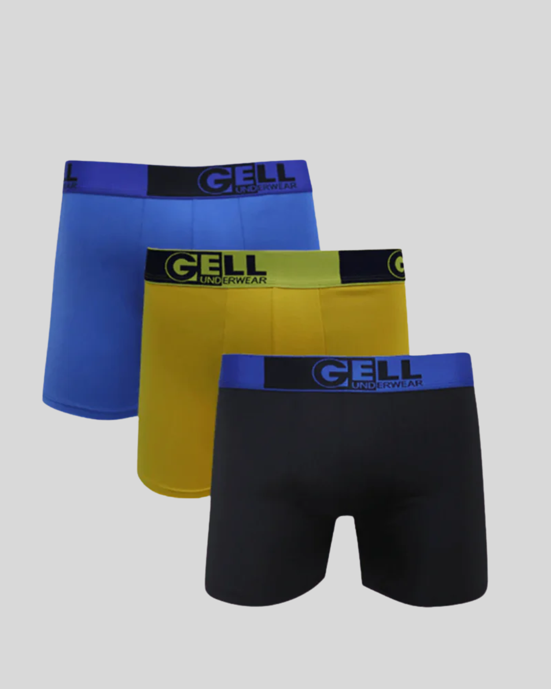 Kit 3 Cuecas Boxer Cotton Com Bojo