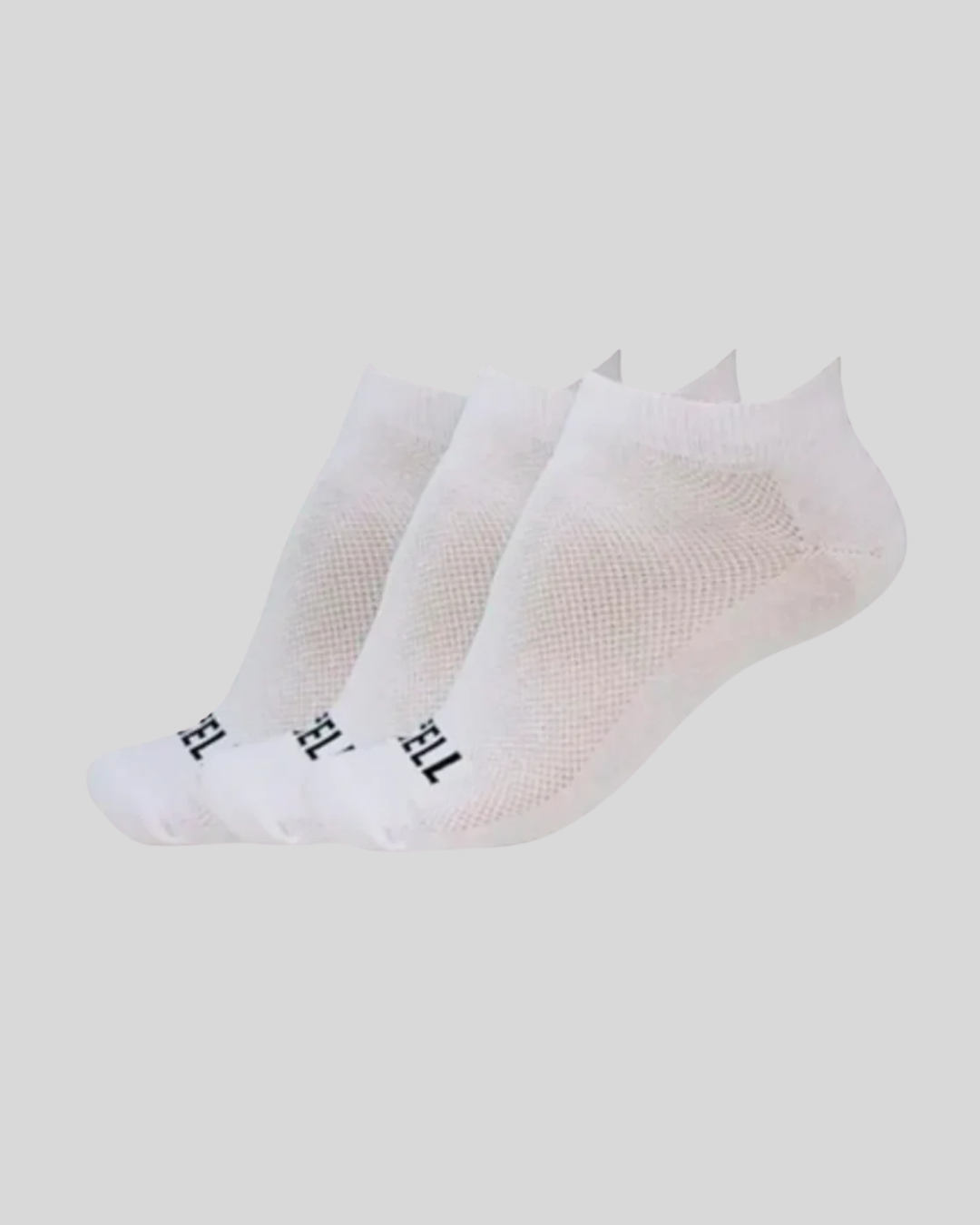 Kit 3 Meias Invisíveis Gell Branca