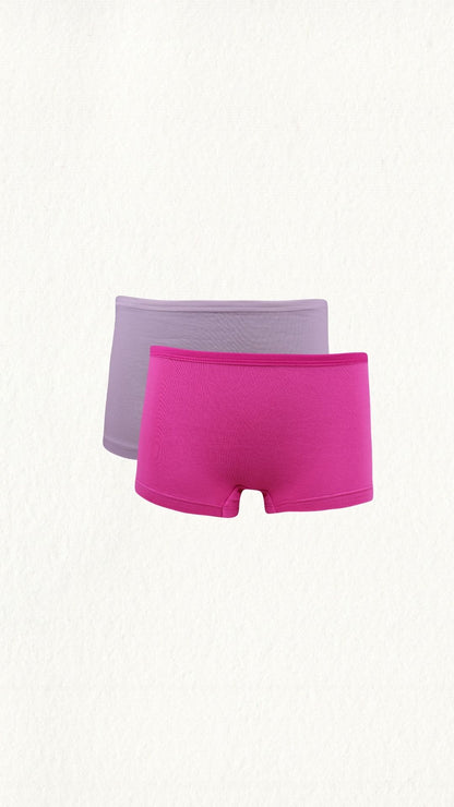 Kit com 2 Calcinhas Boxer Infantil