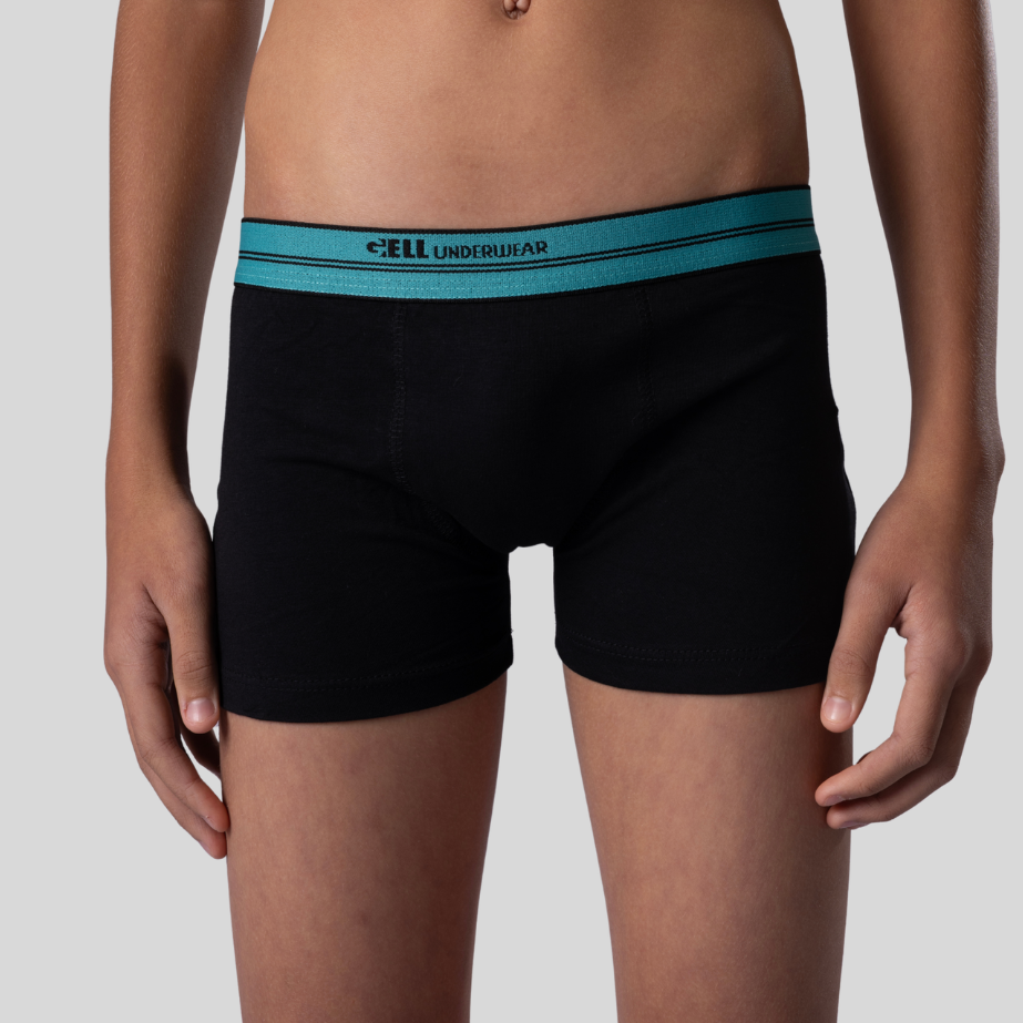Kit 2 Cuecas Boxer Jovem Cotton